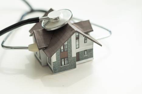 Foto: Haus und Stehtoskop